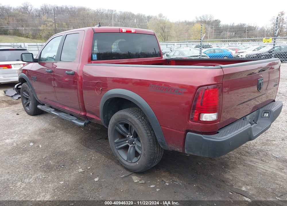 2021 RAM 1500 CLASSIC WARLOCK 4X4 6'4 BOX VIN: 1C6RR7GG8MS501860