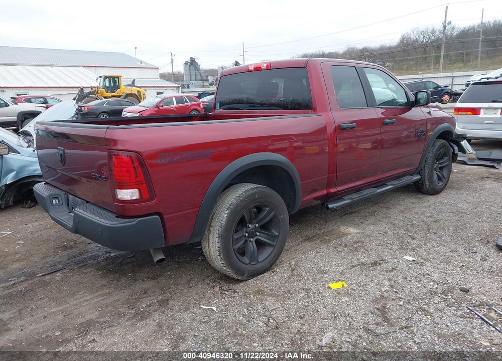 2021 RAM 1500 CLASSIC WARLOCK 4X4 6'4 BOX VIN: 1C6RR7GG8MS501860