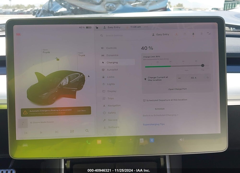 2020 TESLA MODEL 3 LONG RANGE DUAL MOTOR ALL-WHEEL DRIVE VIN: 5YJ3E1EBXLF639037