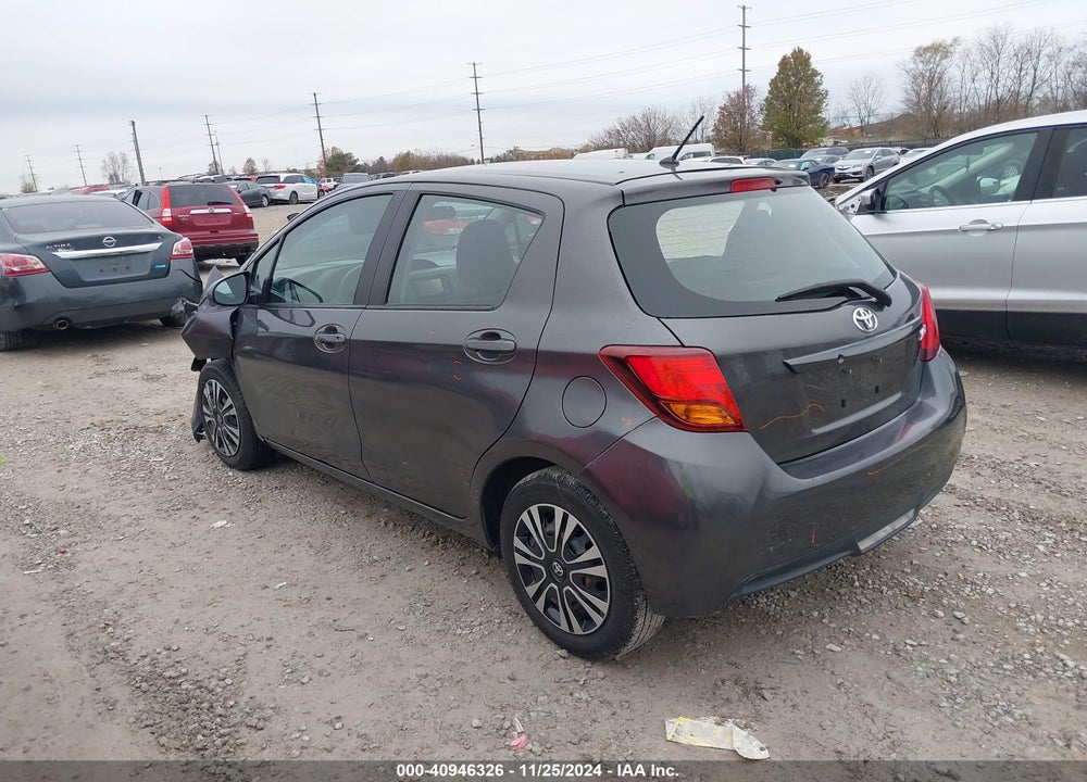 2017 TOYOTA YARIS L VIN: VNKKTUD37HA083872