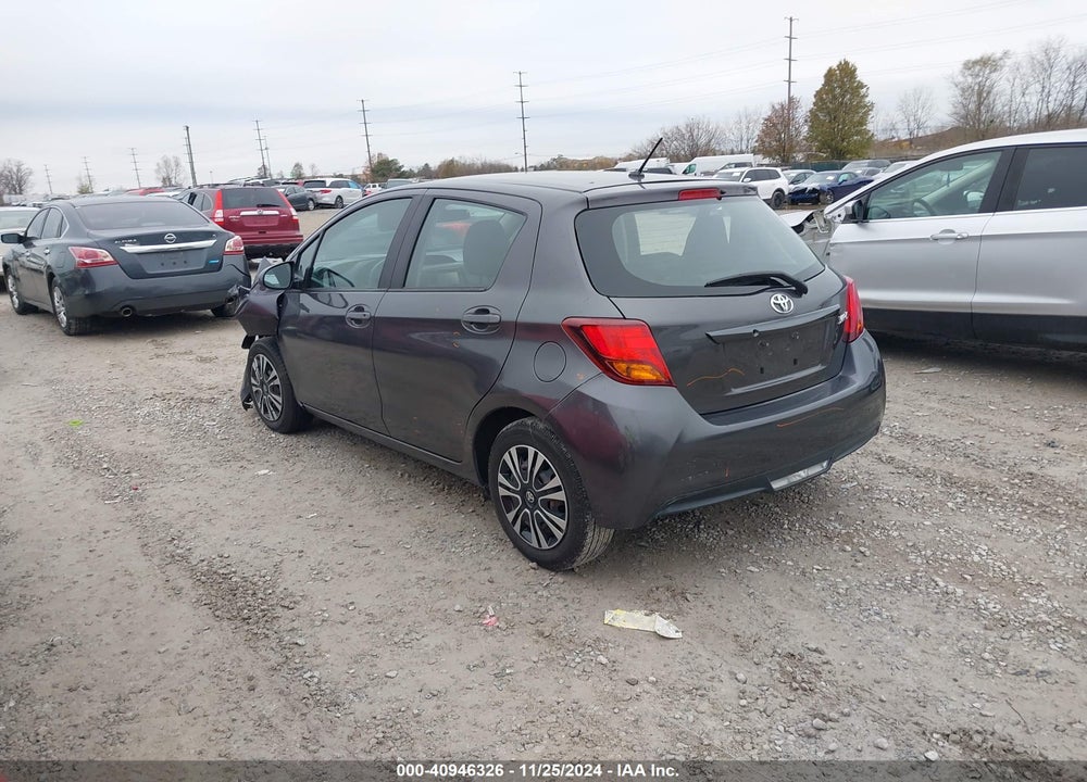2017 TOYOTA YARIS L VIN: VNKKTUD37HA083872
