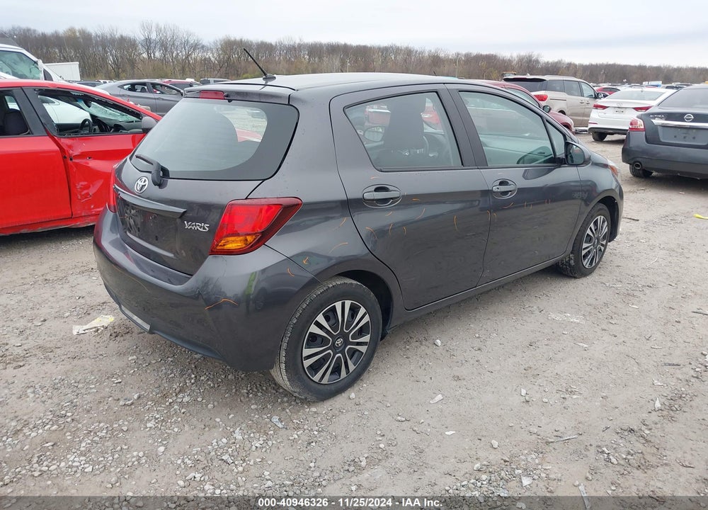 2017 TOYOTA YARIS L VIN: VNKKTUD37HA083872
