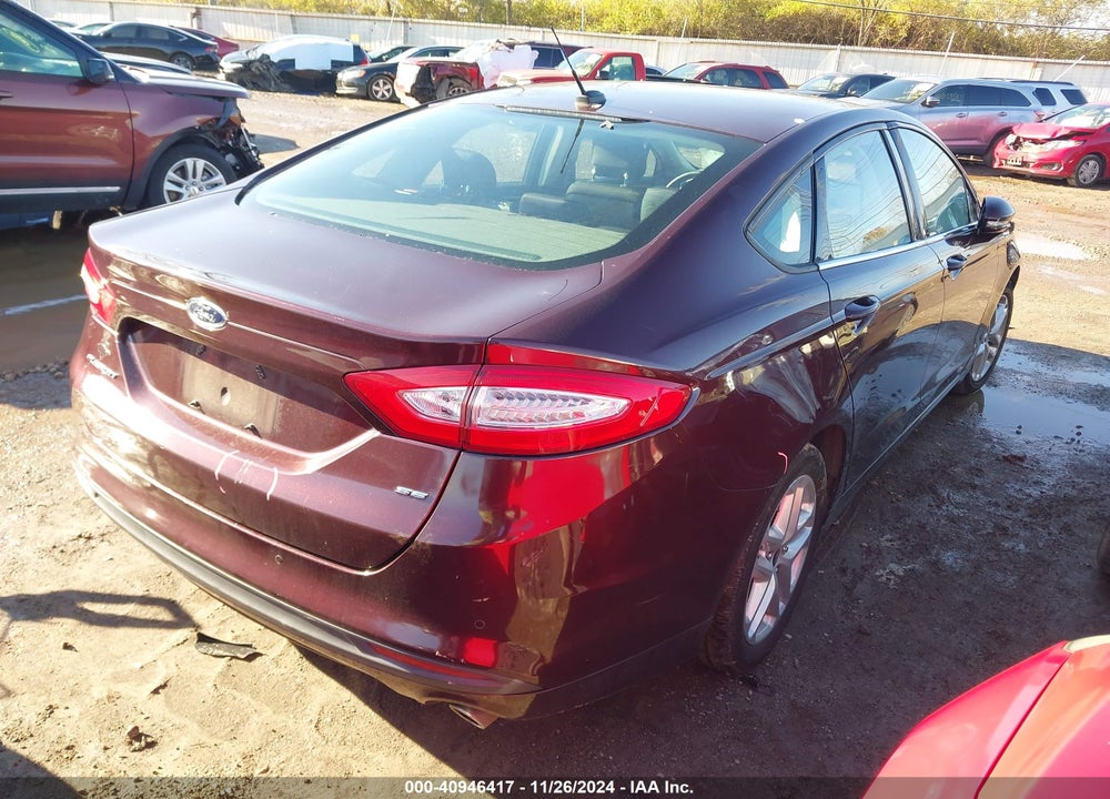 2013 FORD FUSION SE VIN: 3FA6P0H7XDR213041