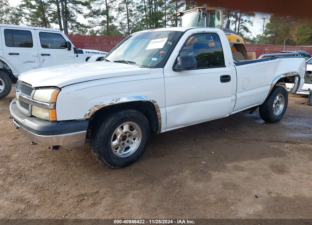 2004 CHEVROLET SILVERADO 1500 WORK TRUCK VIN: 1GCEC14X54Z305523