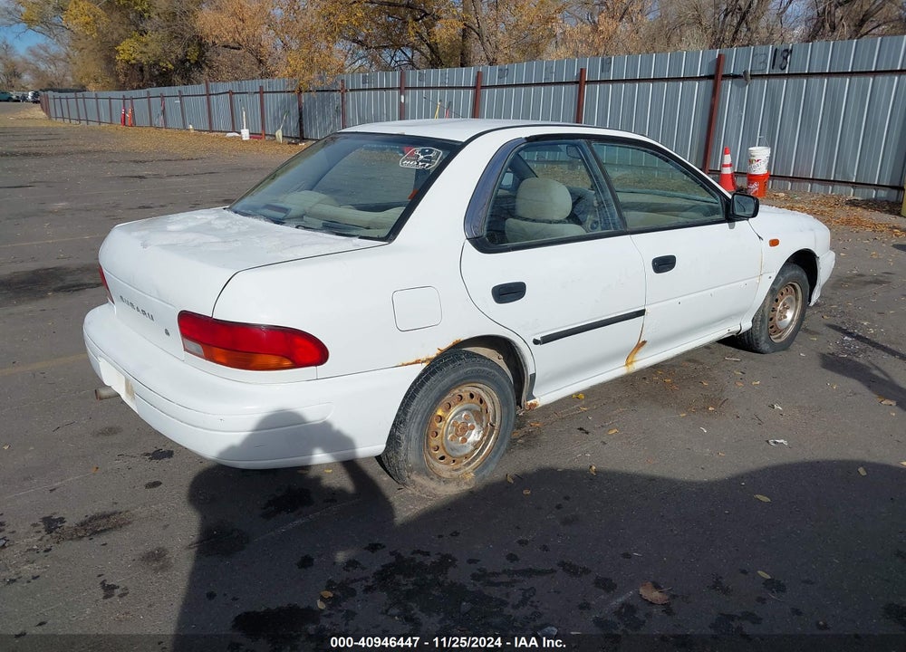 1995 SUBARU IMPREZA L PLUS VIN: JF1GC2357SG515621