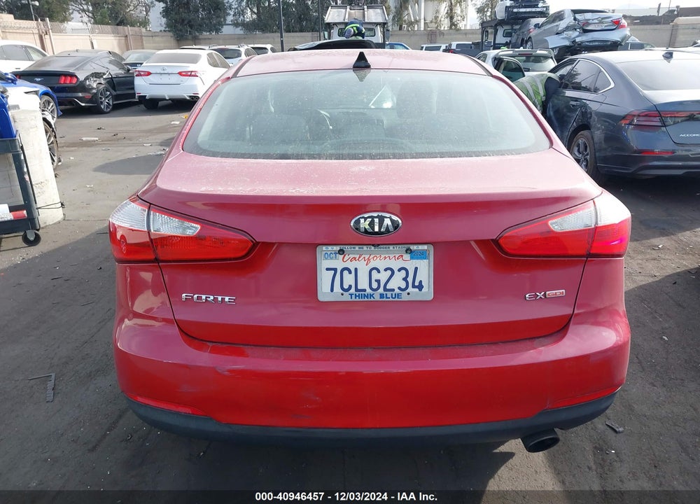 2014 KIA FORTE EX VIN: KNAFX4A87E5111752