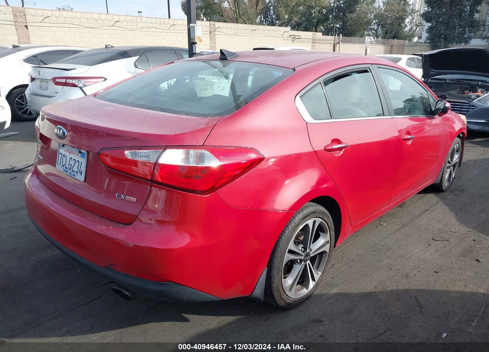 2014 KIA FORTE EX VIN: KNAFX4A87E5111752