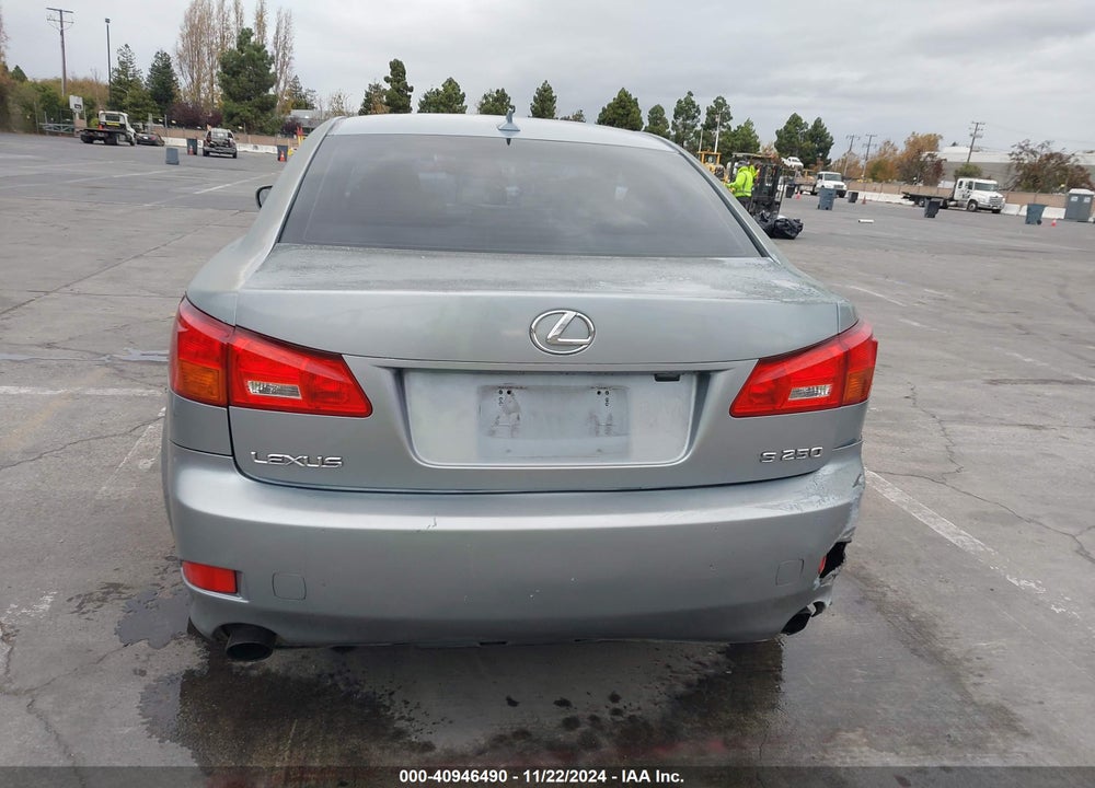 2008 LEXUS IS 250 VIN: JTHBK262185053035