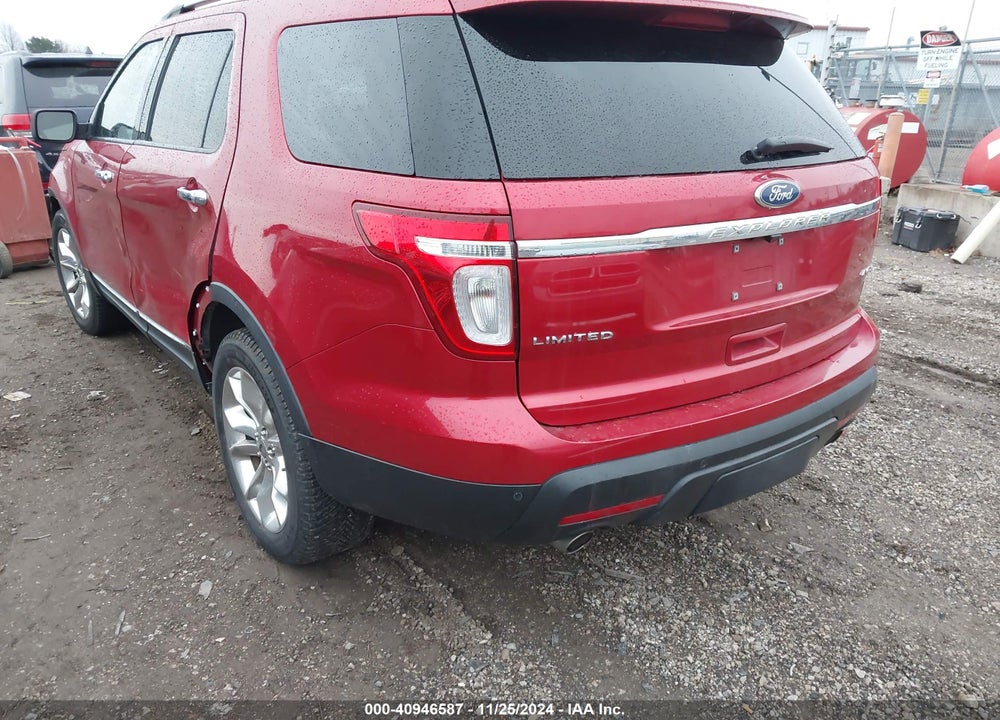 2011 FORD EXPLORER LIMITED VIN: 1FMHK8F86BGA24737