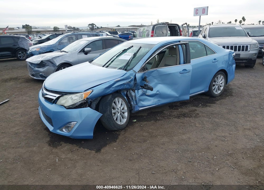 2014 TOYOTA CAMRY HYBRID XLE VIN: 4T1BD1FK2EU103797