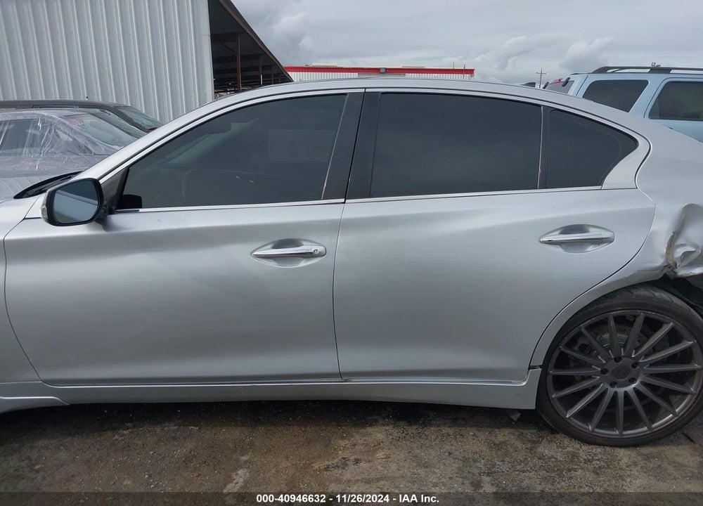 2014 INFINITI Q50 HYBRID PREMIUM VIN: JN1AV7AP5EM690454