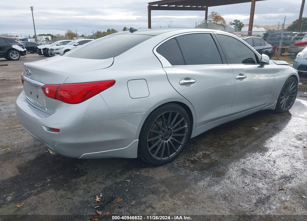2014 INFINITI Q50 HYBRID PREMIUM VIN: JN1AV7AP5EM690454