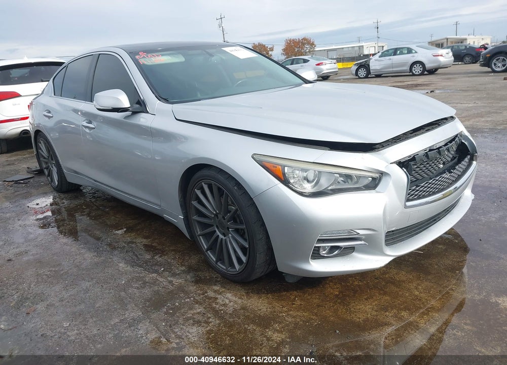 2014 INFINITI Q50 HYBRID PREMIUM VIN: JN1AV7AP5EM690454