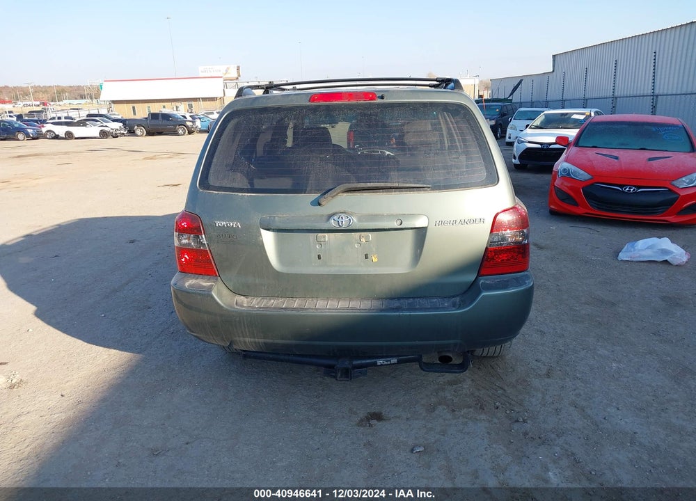2006 TOYOTA HIGHLANDER VIN: JTEGD21A560147960