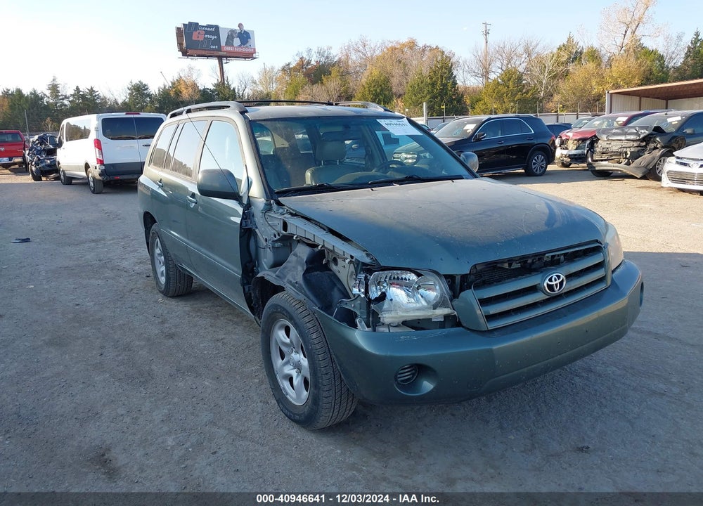 2006 TOYOTA HIGHLANDER VIN: JTEGD21A560147960