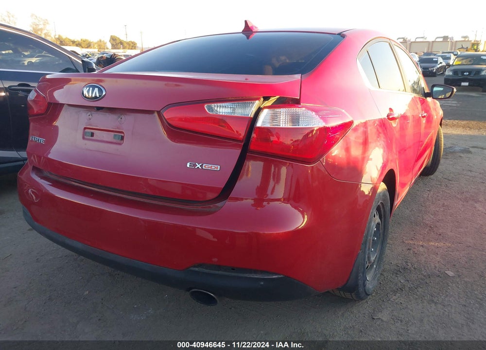 2014 KIA FORTE EX VIN: KNAFX4A84E5060968