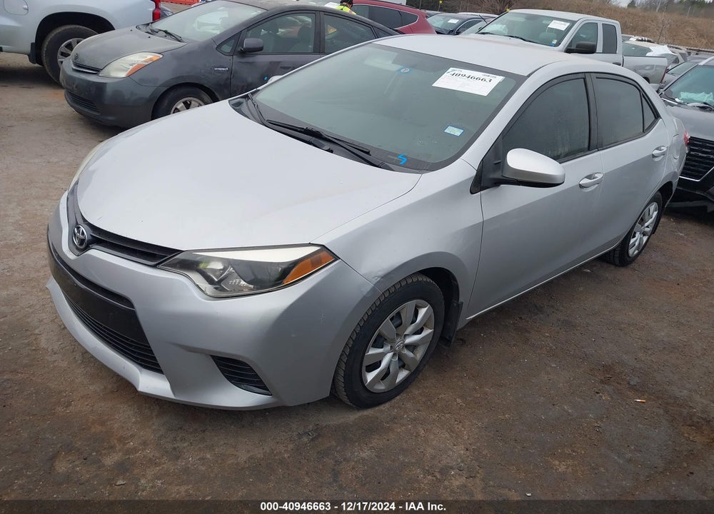 2015 TOYOTA COROLLA LE VIN: 5YFBURHE3FP258240