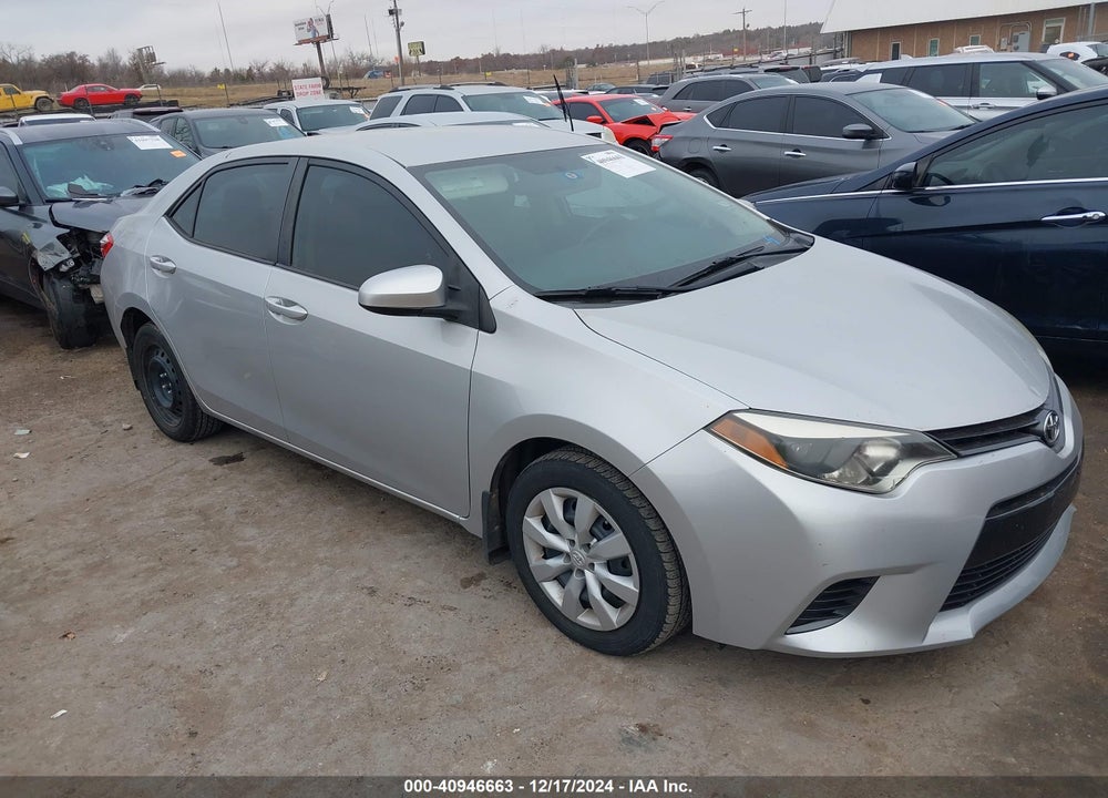 2015 TOYOTA COROLLA LE VIN: 5YFBURHE3FP258240