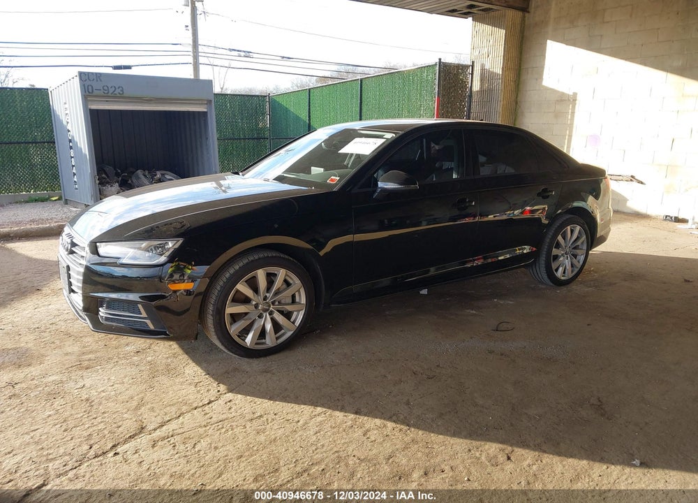 2018 AUDI A4 VIN: WAUDNAF43JN016472