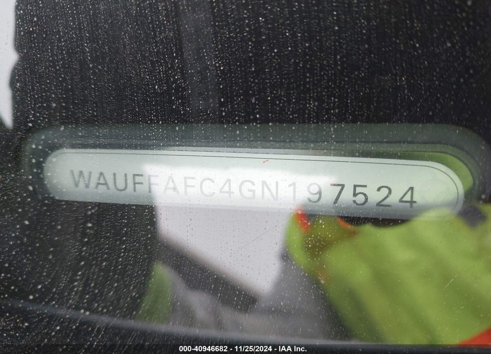 2016 AUDI A6 VIN: WAUFFAFC4GN197524