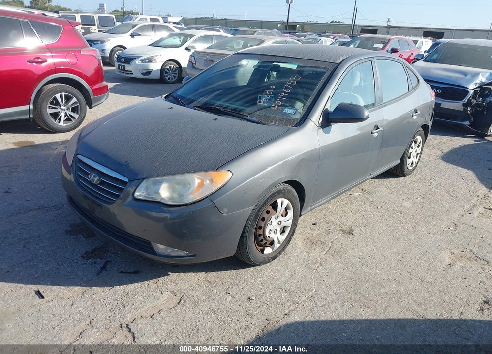 2009 HYUNDAI ELANTRA GLS VIN: KMHDU46D19U708640
