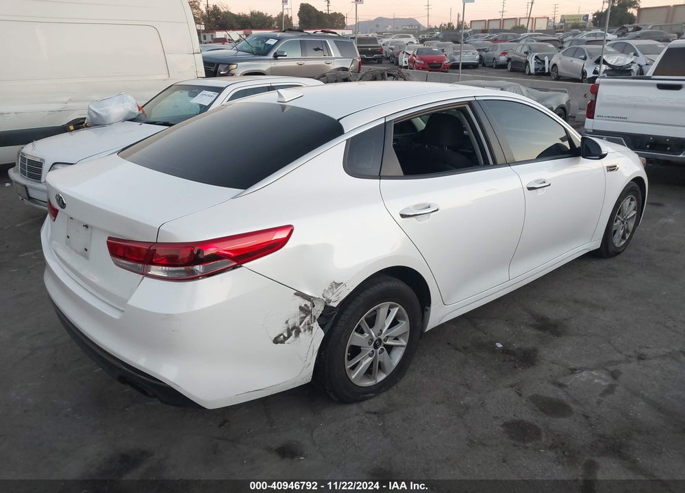 2016 KIA OPTIMA LX VIN: KNAGT4L30G5107322