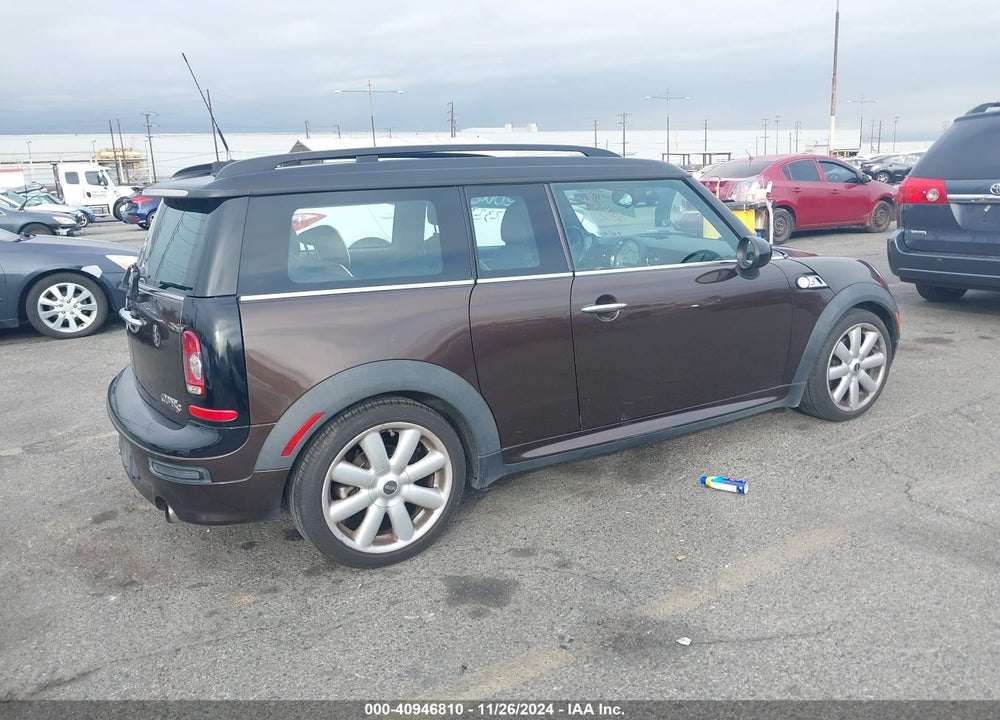 2010 MINI COOPER S CLUBMAN VIN: WMWMM3C58ATZ32488