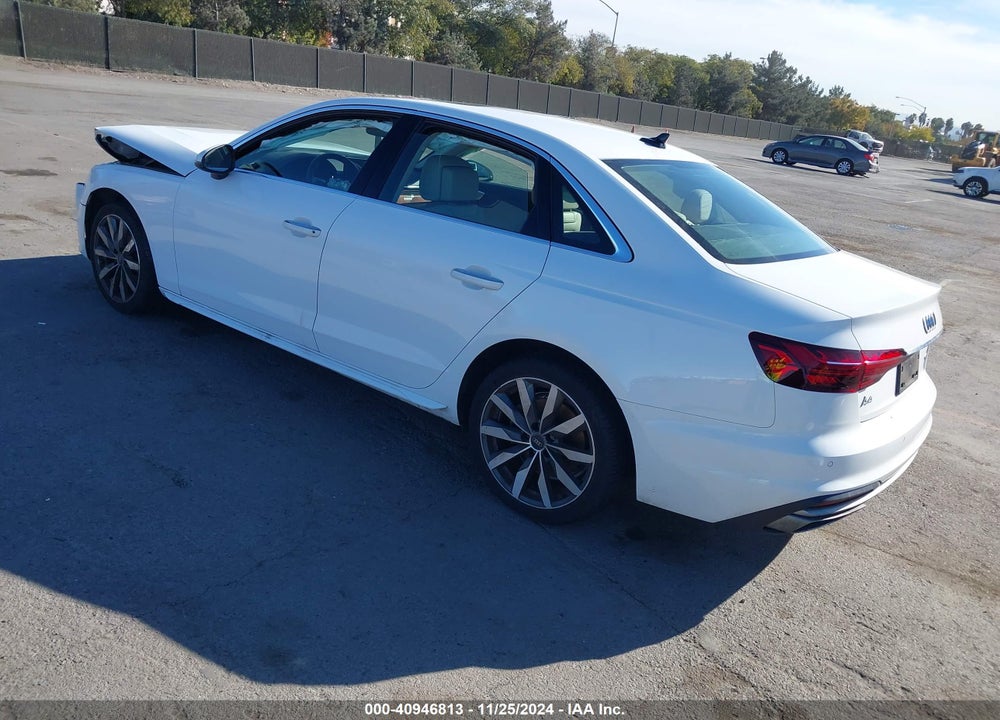 2023 AUDI A4 VIN: WAUABAF46PN007527