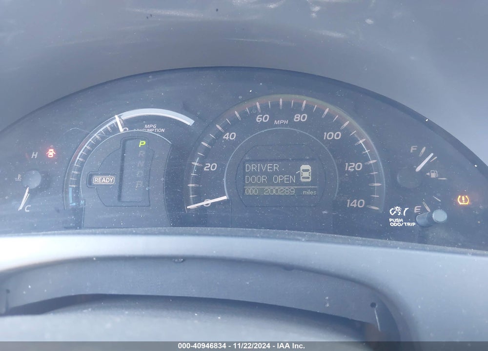 2009 TOYOTA CAMRY HYBRID VIN: 4T1BB46K49U075529