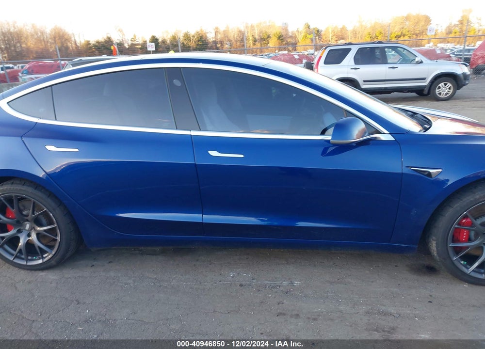 2020 TESLA MODEL 3 PERFORMANCE DUAL MOTOR ALL-WHEEL DRIVE VIN: 5YJ3E1ECXLF603499