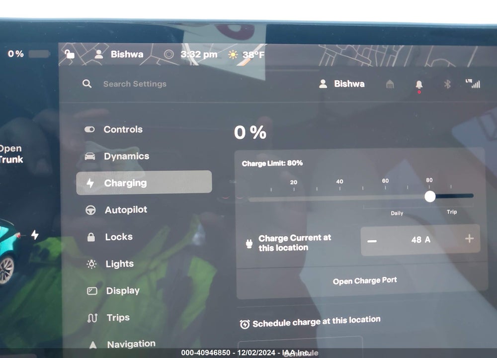 2020 TESLA MODEL 3 PERFORMANCE DUAL MOTOR ALL-WHEEL DRIVE VIN: 5YJ3E1ECXLF603499