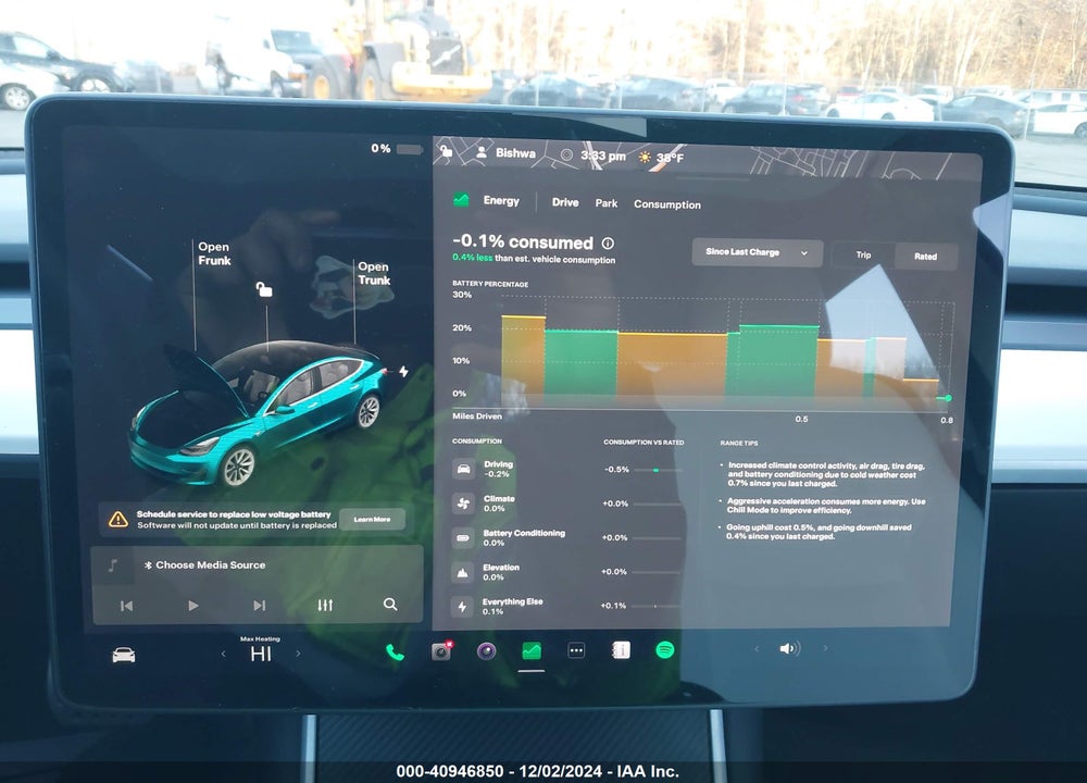 2020 TESLA MODEL 3 PERFORMANCE DUAL MOTOR ALL-WHEEL DRIVE VIN: 5YJ3E1ECXLF603499