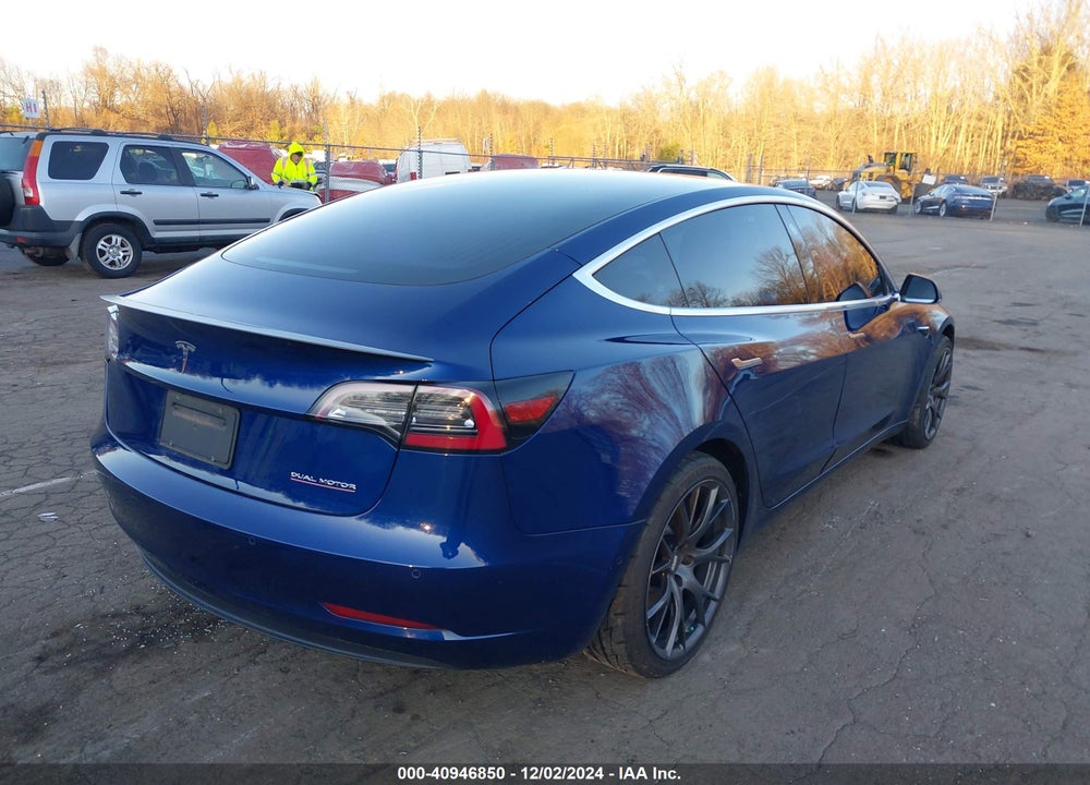 2020 TESLA MODEL 3 PERFORMANCE DUAL MOTOR ALL-WHEEL DRIVE VIN: 5YJ3E1ECXLF603499
