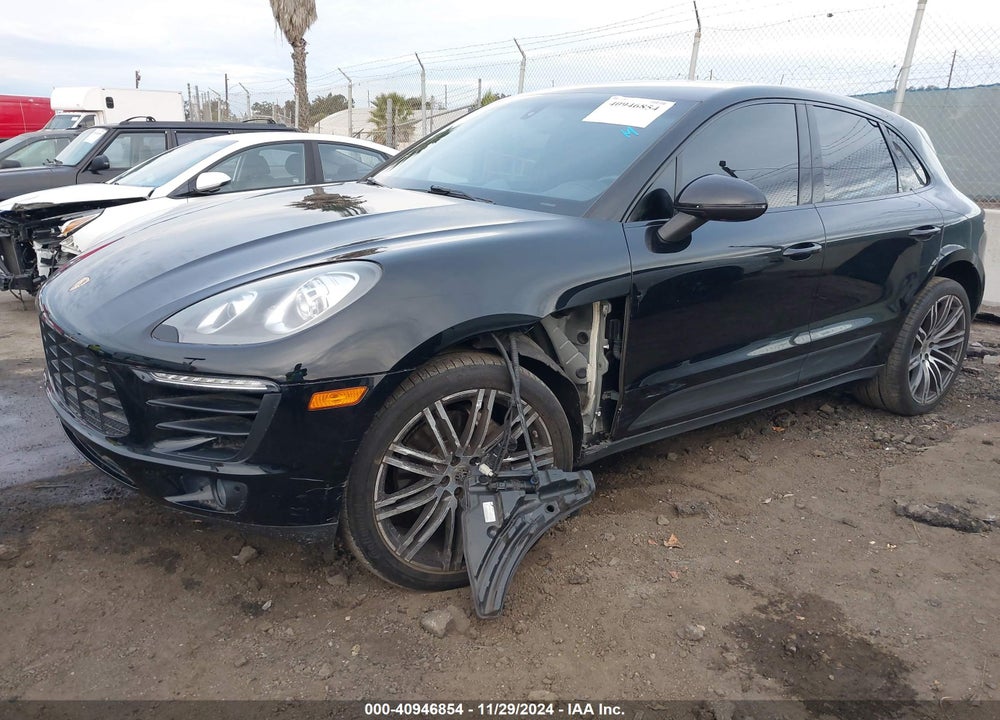 2016 PORSCHE MACAN S VIN: WP1AB2A57GLB42809