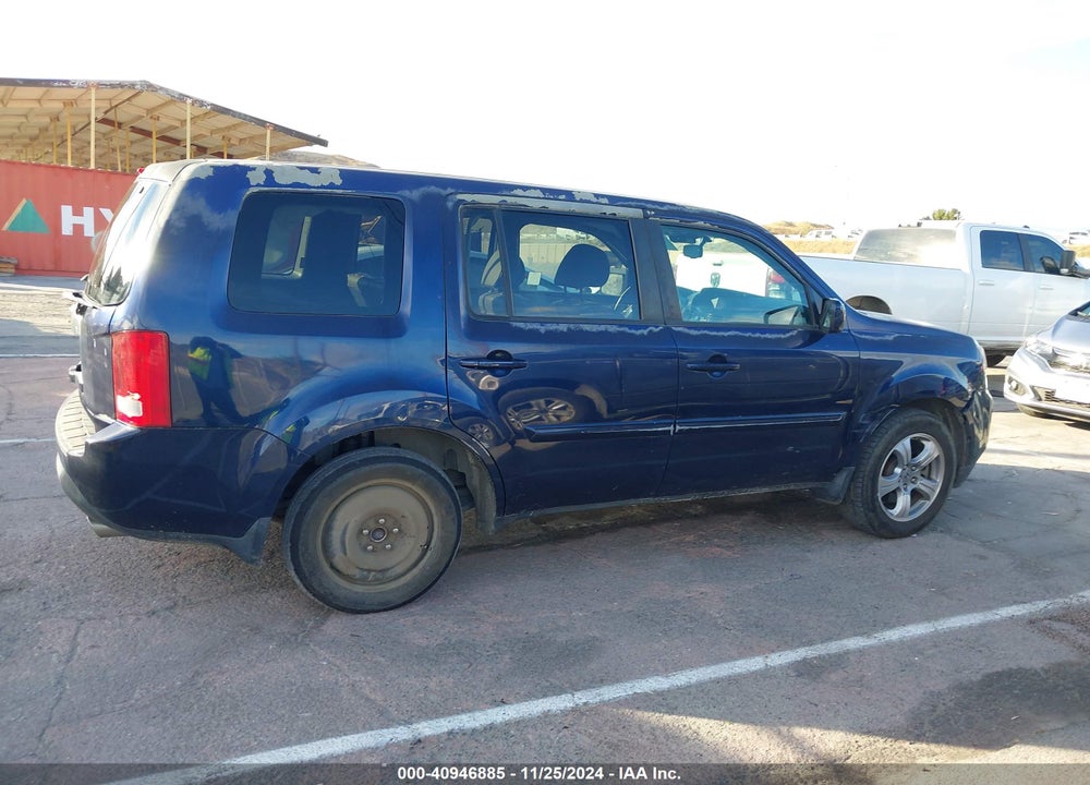 2014 HONDA PILOT EX-L VIN: 5FNYF3H53EB008878
