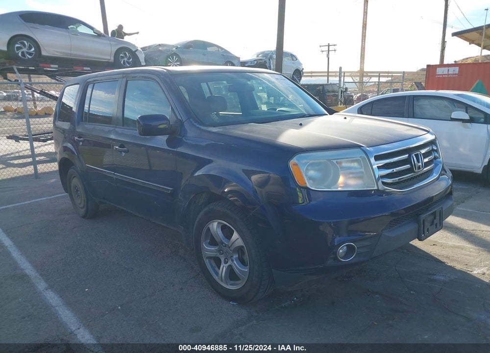 2014 HONDA PILOT EX-L VIN: 5FNYF3H53EB008878