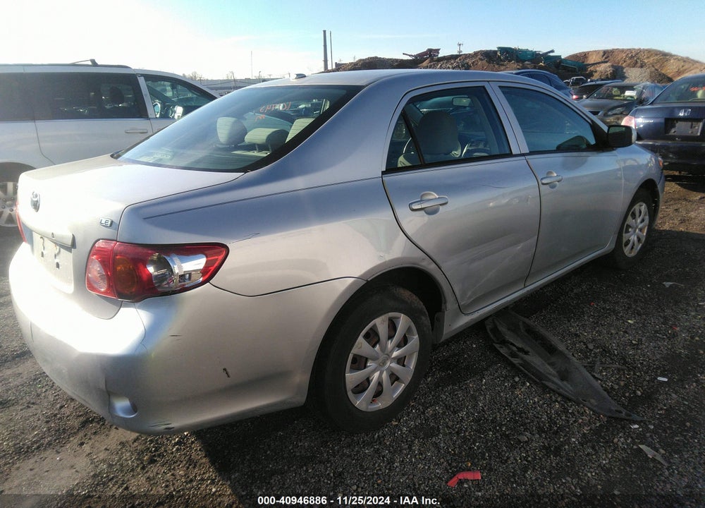 2009 TOYOTA COROLLA LE VIN: 2T1BU40E99C017270