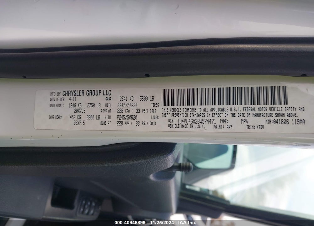 2011 DODGE NITRO HEAT VIN: 1D4PU4GX2BW574471