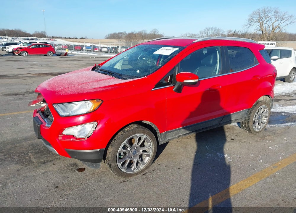 2019 FORD ECOSPORT TITANIUM VIN: MAJ6S3KL8KC271182