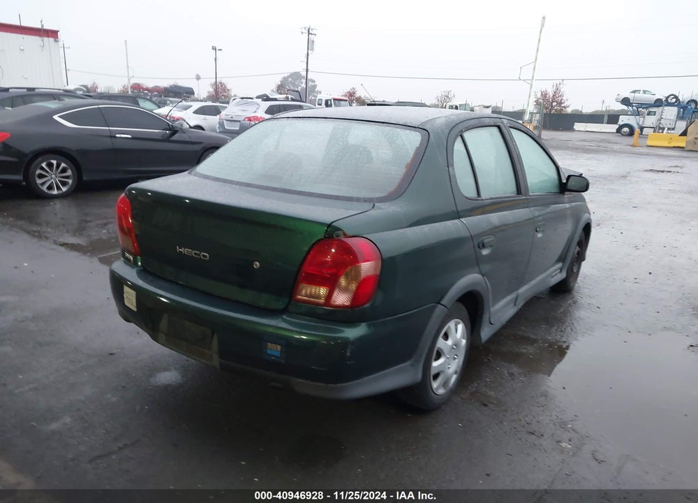2000 TOYOTA ECHO VIN: JTDBT1232Y0083021