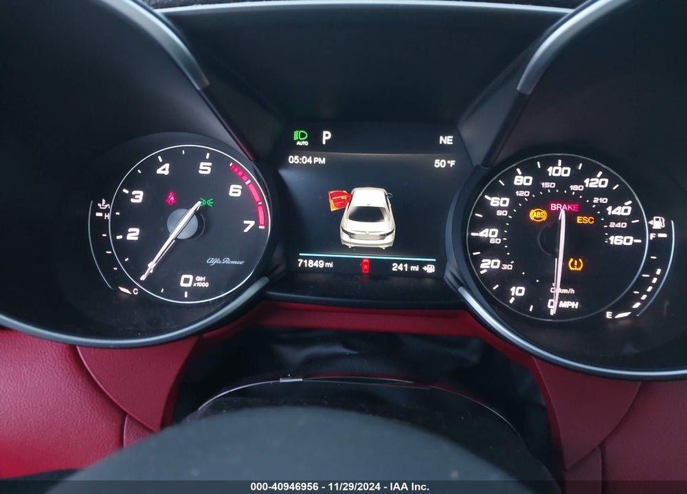 2019 ALFA ROMEO GIULIA VIN: ZARFAMAN7K7598550