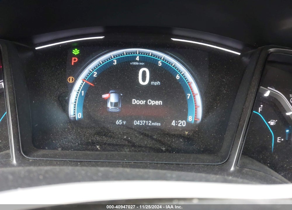 2019 HONDA CIVIC EX VIN: SHHFK7H60KU415179