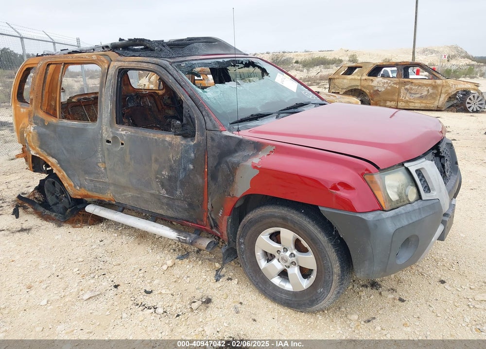 2009 NISSAN XTERRA S VIN: 5N1AN08U29C515876