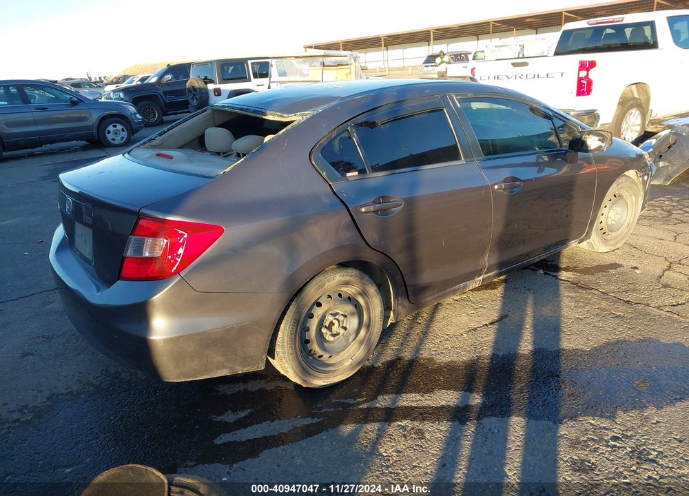 2012 HONDA CIVIC EX VIN: 19XFB2F81CE332036