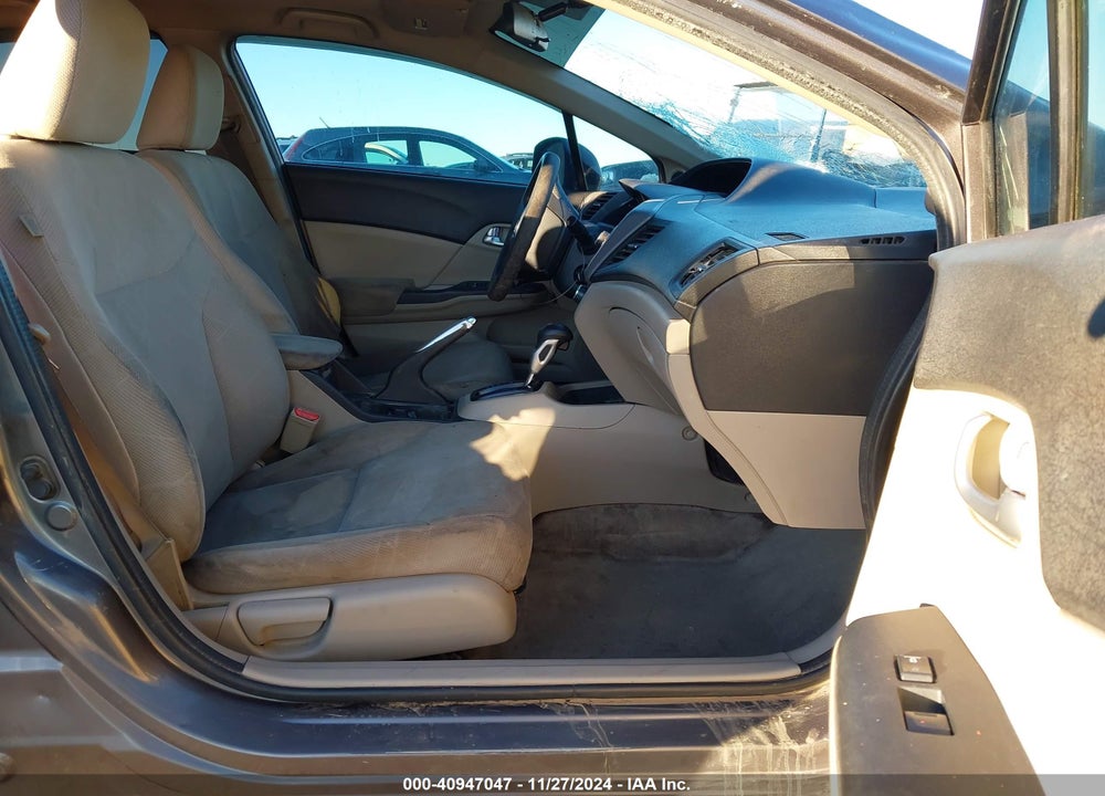 2012 HONDA CIVIC EX VIN: 19XFB2F81CE332036