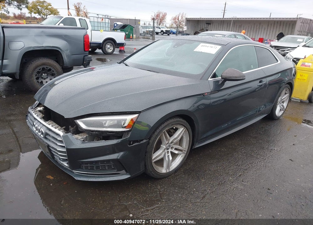2018 AUDI A5 2.0T PREMIUM VIN: WAUTNAF52JA010304