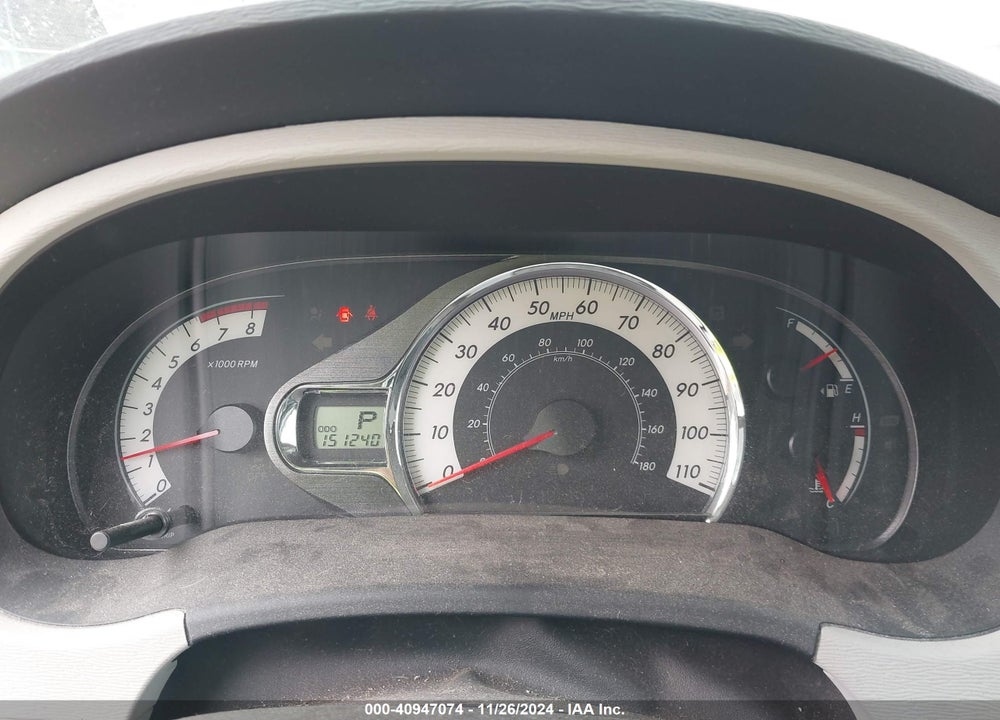 2012 TOYOTA SIENNA SE 8 PASSENGER VIN: 5TDXK3DC4CS201836
