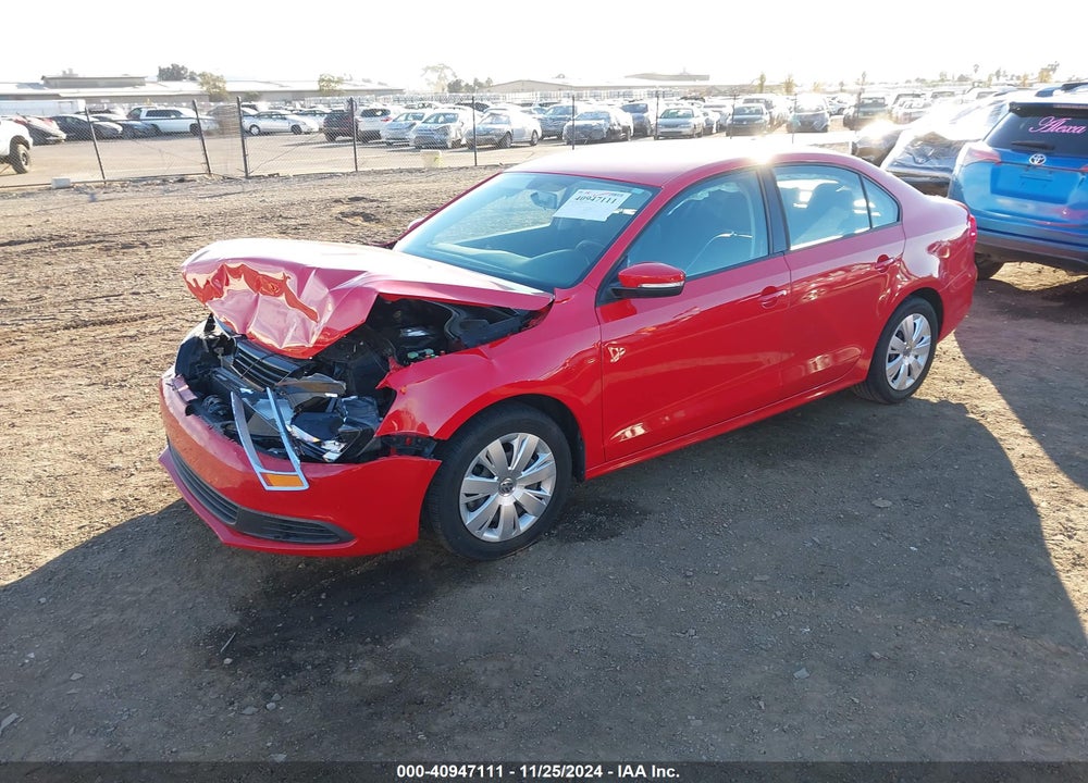 2014 VOLKSWAGEN JETTA 1.8T SE VIN: 3VWD17AJ4EM220855
