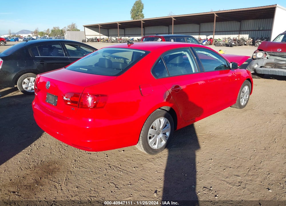 2014 VOLKSWAGEN JETTA 1.8T SE VIN: 3VWD17AJ4EM220855
