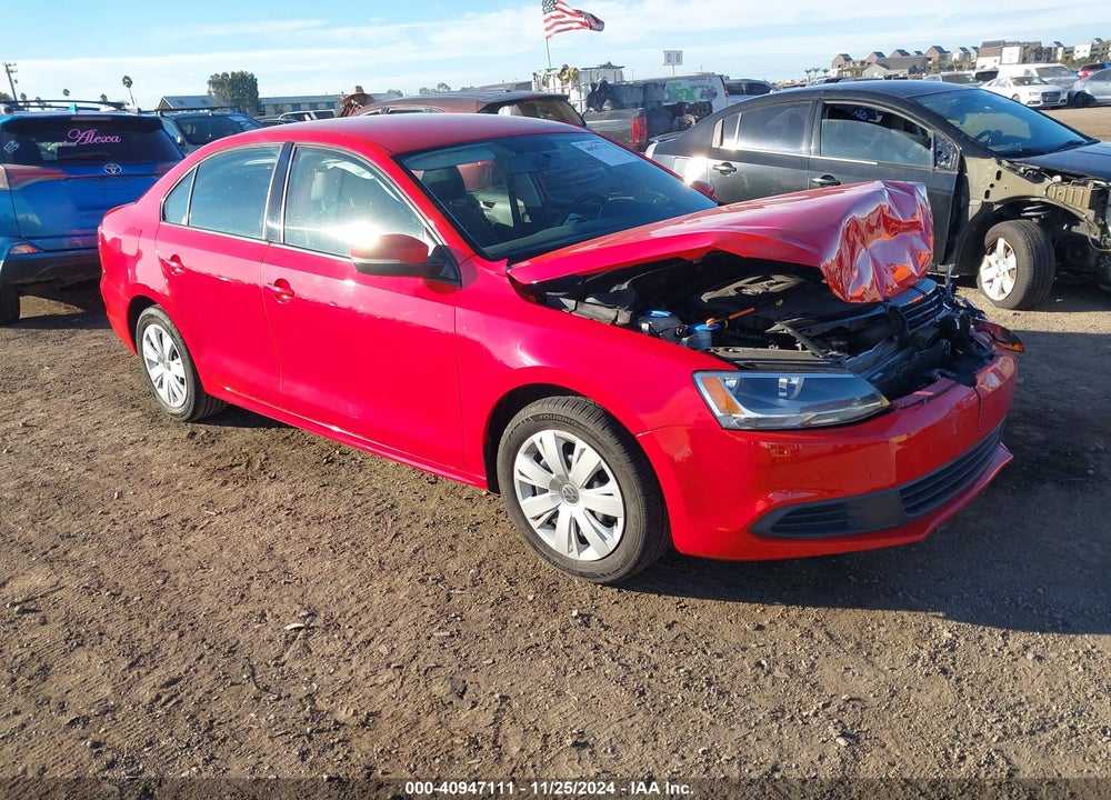 2014 VOLKSWAGEN JETTA 1.8T SE VIN: 3VWD17AJ4EM220855